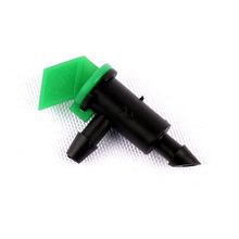 25 pcs 16 Ninhada Bandeira Dripper Drip Cabeça Verde Micro Emissor Emissor de Irrigação de Poupança de Água De Irrigação Do Jardim Veg Viveiro Waterin 2024 - compre barato