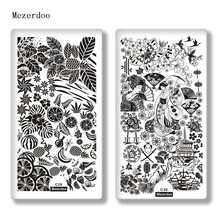 Multi Styles Nail Stamping Template 10 Pcs/lot Tiger Skull Pattern Design Nail Stencil Flower Sea Bird Image Stamping Plate Deco 2024 - buy cheap