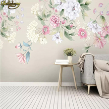 Beibehand-papel de parede com foto personalizada 3d, mural, quarto, sala de estar, 3d, mural, papel de parede, floral, rolo de papel 2024 - compre barato