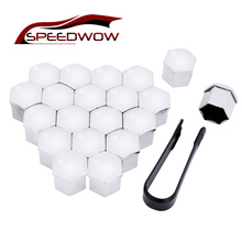 Speedwow tampa da cabeça do parafuso da roda de carro, 20 peças, 21mm, parafuso, jantes, proteção à prova de poeira 2024 - compre barato