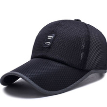 2017 Spring Summer Extended Eaves Quick-drying Mesh Hat For Men Adult Baseball Cap Brand Snapback Net Cap 6 Colors 8566 2024 - buy cheap