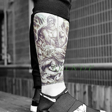 Водостойкая Временная тату-наклейка, искусственная тату, флэш-тату, Абдо, мужская, боди-арт большого размера для девушек, женщин, мужчин 2024 - купить недорого