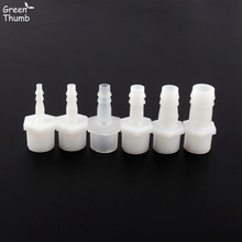 5pcs Male Thread Plastic Pagoda Straight Connector 1/2inch 4 to 20mm White Hose Fitting Connector Garden Irrigation 2024 - buy cheap