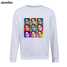 fashion The Office Dwight Schrute TV Show Men's Adult Hoodie Casual pullover O-neck Sweatshirt Hip Hop coat Tops Streetwear 2024 - buy cheap