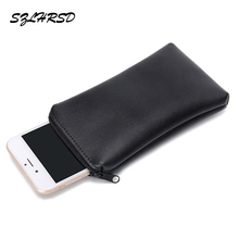 for iPhone 11 Pro Max XS 8p Zipper Phone Case Cover Phone Jacket Microfiber Case Wallet for Samsung Note10 Plus S10 s8 S9 Note9 2024 - buy cheap