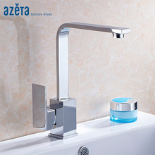 Azeta Contemporary Style Torneira 360 Degree Rotatable Kitchen Tap Chrome Brass  Cold and Hot Water Kitchen Mixer Faucet MK1204 2024 - buy cheap