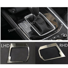 For Mazda CX5 CX-5 2017 2018 2019 2020 Car Stick Inner Stainless Steel LHD/RHD Middle Front Shift Stall Paddle Cup Frame Trim 2024 - buy cheap