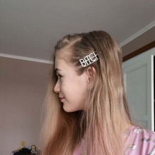 Grampo de cabelo com strass brilhante, grampo de cabelo com letra de cristal feminino da princesa acessórios para cabelos 2024 - compre barato