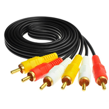 3m Audio Video Cable Male To Male 3RCA To 3RCA Audio Video AV Cable Cord For  DVD TV 2024 - buy cheap