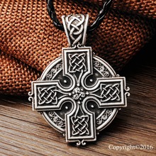 10pcs Armenian cross Pendant Amulet Pendant Solar Cross Armenian Irish Druid Necklace Pendant 2024 - buy cheap