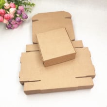 White Brown Kraft Paper Packing Gift Boxes Blank Cardboard Handmade Craft Boxes Wedding Favor Wrapping Supplies 10x10x3cm 2024 - buy cheap