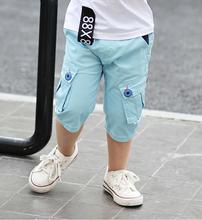 2019 New Summer Fashion Style Thin Boys Casual Trousers 2 3 4 6 8 10 Years Boys Clothing Kids Camping Pockets Knee Length Pants 2024 - buy cheap