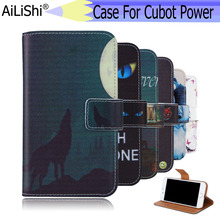 ¡Directo de fábrica AiLiShi! Para Cubot Power Case teléfono exclusivo Power Cubot PU Funda de cuero soporte para tarjetas de crédito con tapa cartera 6 colores 2024 - compra barato