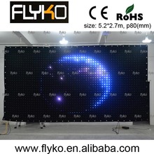 flexible full color party stage led curtain p8 2024 - buy cheap