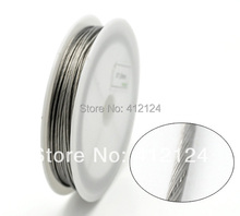 1 Roll Wholesale Hot New DIY Silver Tone Beading Wire Steel Necklace Jewelry 1mm Dia. N174 2024 - buy cheap