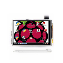 Raspberry Pi-Módulo de pantalla táctil TFT para coche, dispositivo de 3,5 pulgadas (320x480), para modelo esa Pi 3/3B + 2024 - compra barato