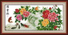 Applause cross stitch kit flower 18ct 14ct 11ct count printed canvas stitching embroidery DIY handmade needlework 2024 - buy cheap