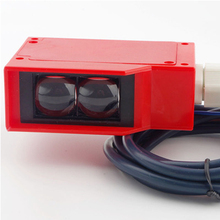 Sensor npn para engenharia de carro, interruptor fotoelétrico de reflexão difusa remota, sensor infravermelho de indução para lavagem de carro, ajuste de 6-36v/90-250v