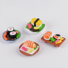 ZOCDOU-estatua de Japón, Sushi, Sashimi, pescado, comida japonesa, Tokio, cena, restaurante, modelo Samll, miniaturas de Adorno 2024 - compra barato