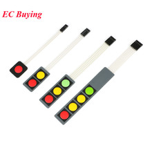 Membrane Switch Keypad 1 Key 1*2 1*3 1*4 Key Matrix Membrane Switch Colorful Keyboard for Arduino DIY 2024 - buy cheap