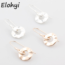 ELOHYI New Creative Fashion Personality Long Ear Round Alloy Women Earring Drop Statement For Women Free Shipping 2024 - buy cheap