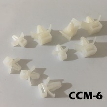 Cabo fixo de plástico 120-5.5mm para empurrar, cabo branco de nylon com 6.5mm de largura e diâmetro (6.2mm) 2024 - compre barato