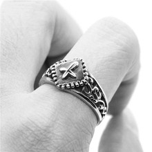 Прямая поставка, женское поперечное кольцо из нержавеющей стали 316L, мужское женское модное простое поперечное кольцо 2024 - купить недорого