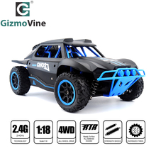 GizmoVine Remote Control Car Toy Model 1/18 4WD 25KM/H High Speed Drift Simulation RC Car Short-Course Racing Truck Toy For Kids 2024 - buy cheap