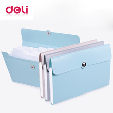Deli 1pcs File Folder Organ Bag A5 Organizer box Paper Holder Document Folder multi-function storage finishing Office Supplies 2024 - buy cheap