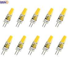 IWHD 2W COB G4 LED 12V Bulb 120LM Mini 220V LED G4 Bi-pin Lights Warm White/White Replace Halogen Chandeliers 10PCS 2024 - buy cheap