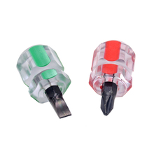 Red Green Screwdriver Mini Small Portable Radish Head Screw Driver Precision Transparent Handle Repair Hand Tools 2024 - buy cheap