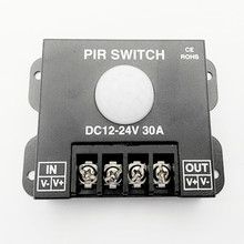 LEVOU PIR controlador DC12V-24V 30A Corpo Infrared Sensor de Movimento PIR Interruptor Para 5050 3528 LED Faixa de Luz Automática 2024 - compre barato