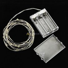 2M/5M/10M 20/50/100 LED Sliver Wire String Fairy Light AAA Battery Holiday Party Wedding Christmas DIY Decoration 2024 - buy cheap
