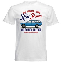 Camiseta masculina vintage 2019, grande e alta, carro japonês datsun 510 wagon, camiseta personalizada de algodão 2024 - compre barato