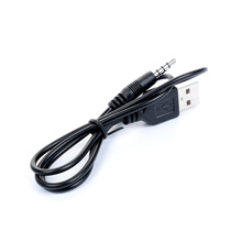 3,5 мм AUX аудио к USB 2,0 Штекерный зарядный кабель Соединительный адаптер Шнур для автомобиля MP3 2024 - купить недорого