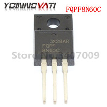 100 шт./лот FQPF8N60C TO-220 8N60C 8N60 MOSFET 600V N-Ch Q-FET advance C-Series 2024 - купить недорого