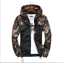 Chaqueta de camuflaje militar para hombre, ropa informal clásica con capucha de manga larga, estilo Hip Hop, de talla grande B, XS-5XL 2024 - compra barato