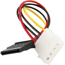 Ide/molex/ip4/4 pinos para sata power 15 pinos conector conversor adaptador cabo 2024 - compre barato