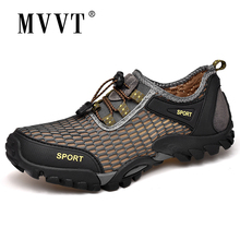 Light Weight Quick-dry Men Hiking Shoes Mesh Breathable Outdoor Shoes Men Sneakers Water Sport Shoes 2024 - buy cheap