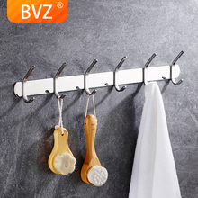BVZ 304 Stainless Steel Hook Wall Clothes Bag Headphone Key Hanger Kitchen  Door Towel Holder Bathroom Accessories Hook 2024 - buy cheap