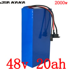 Free Customs Tax 48V Lithium Battery 48V 1000W 1500W 2000W Electric Bike Battery 13S 48V 20AH Ebike Battery Pack with 5A Charger 2024 - buy cheap