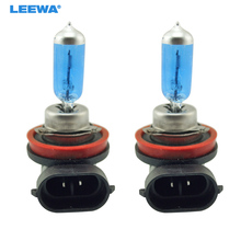 Leewa lâmpada para farol de carro, 20 unidades, branca, h8, h9, 35w, halogênio, fonte de luz, estacionar, lâmpadas, # ca2240 2024 - compre barato