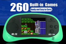 Consola de videojuegos RS-8A de 8 bits y 2,5 pulgadas, Mando de juegos portátil, Tetris integrado, 260 juegos diferentes, Color 2024 - compra barato