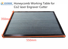 Shenhui-Mesa de cama de trabajo en forma de panal de abeja, tubo láser de CO2, 50W, 60W, 350x550mm 2024 - compra barato