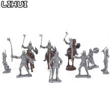 28 Pcs Ancient Rome Soldiers Model Toy Knights Warriors Wars Scene Toy Simulation Plastic Cavalry modeling Toys for Kids Gifts 2024 - buy cheap
