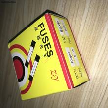 100PCS/box Glass fuse 5*20 1A 250 v High quality fuse 2024 - buy cheap