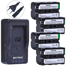 Batmax 4Pcs NP-F550 NP F550 F570 Batteryakku+LED Ultra Fast Charger for Sony NP-F570 F530 CCD-SC55 CCD-TRV81 DCR-TRV210 MVC-FD81 2024 - buy cheap