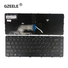 Клавиатура с подсветкой для ноутбука HP ProBook 445 G3 640 G2 645 G2 US 2024 - купить недорого