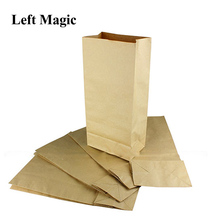 Bolsa de papel Kraft para trucos de magia, accesorios mágicos para uñas de los fantasmas, martillo de plátano, naranja, desaparece O Lite, 5 uds. 2024 - compra barato