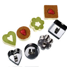 Kitchen DIY Bakeware Tools Stainless Steel Cupcake Mold Salad Dessert Die Mousse Ring Cake Cheese Tool 2024 - buy cheap